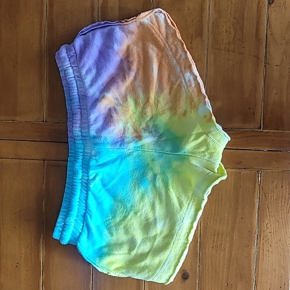 Tie Dye Terry Cloth Shorts - Picture 2 of 3